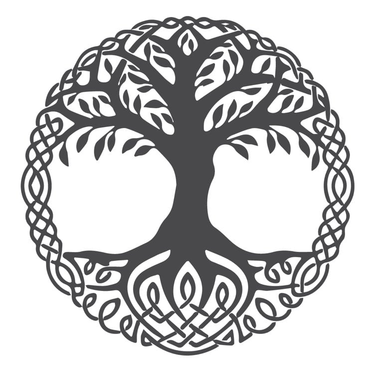 nordische Symbole Baum des Lebens Familie