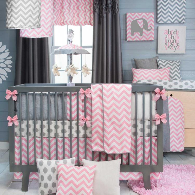 textilien babyzimmer mädchen muster auswählen