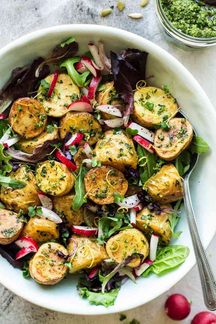 Leckere Rezepte mit Kartoffeln – 10 vegetarische Salate und Gerichte