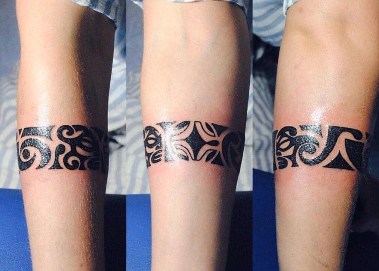 Maori Tattoo Frau Arm Armband Tiki Symbole Bedeutung