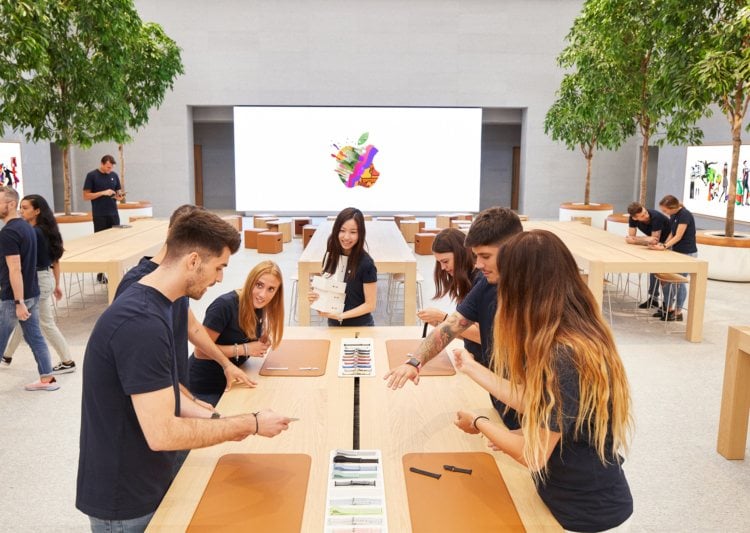 apple shop seminar moderne technologien