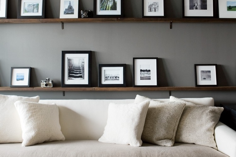 Regal hinter Sofa - Schöne Einrichtungsideen fürs Wohnzimmer