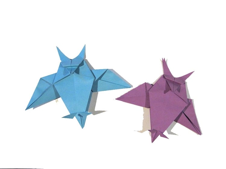 origami vogel eulen bedeutung weisheit