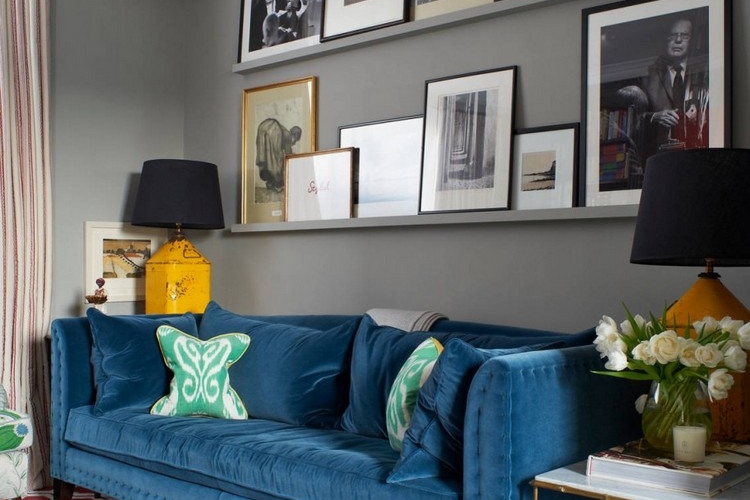 Regal hinter Sofa - Schöne Einrichtungsideen fürs Wohnzimmer