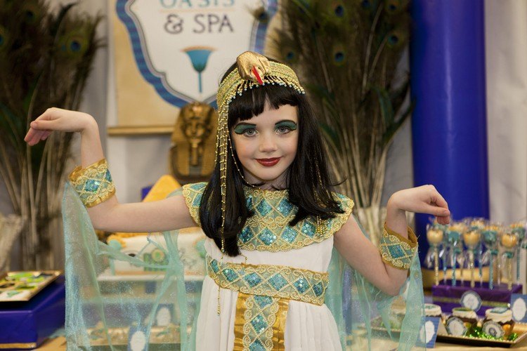 ägypterin kostüm cleopatra mädchen kostümparty