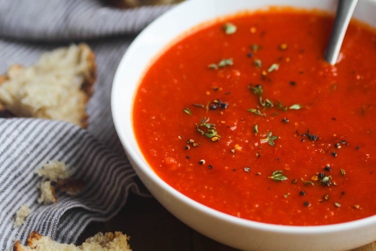 5 zu 2 Diät Intervallfasten Tomatensuppe