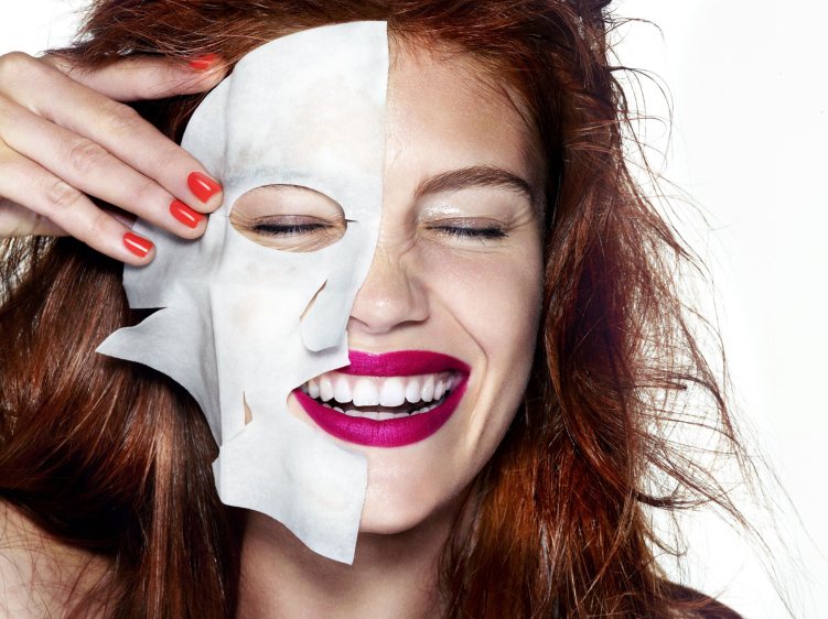 Gesichtspflege Tuchmasken Gesicht reinigen Haut pflegen