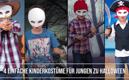 Kinderkostüme Jungs Halloween Ideen ohne Nähen