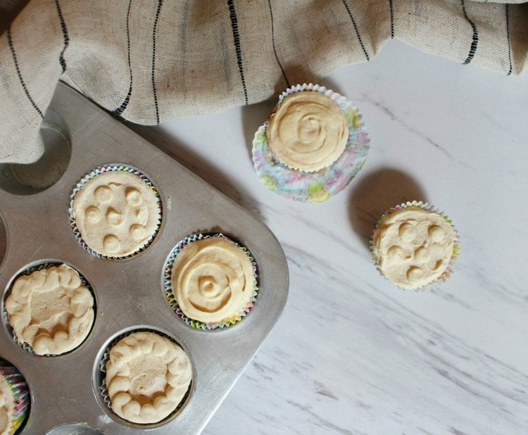 erdnussbutter käekuchen muffins cracker rezept sahne