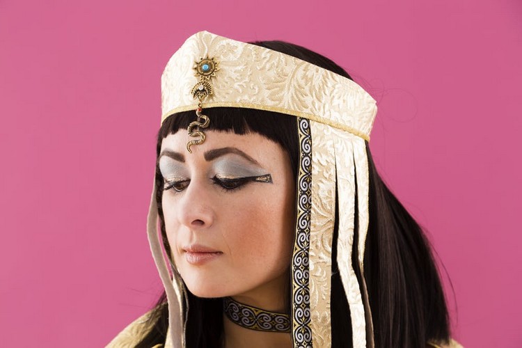 halloween kostüm cleopatra schminken