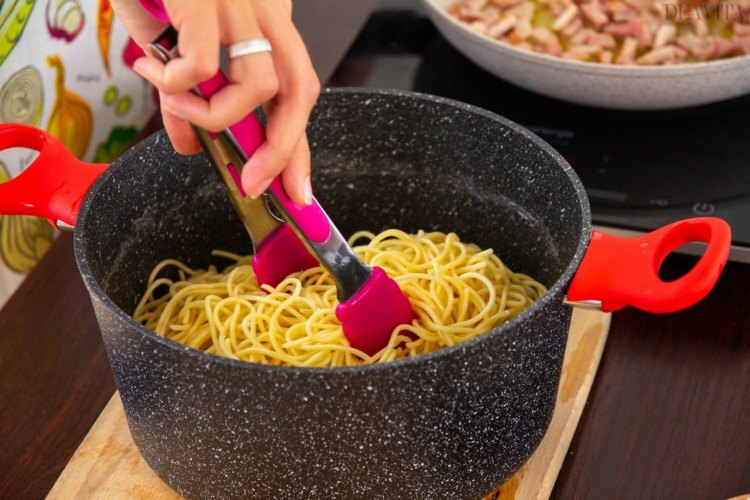 original spaghetti carbonara rezept al dente kochen