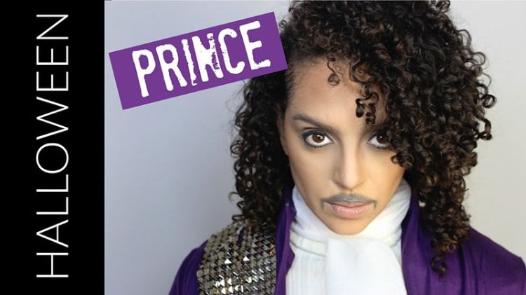 prince kostüm popstar schnurrbart perücke purpur lila sakko hemd glitzern halloween locken