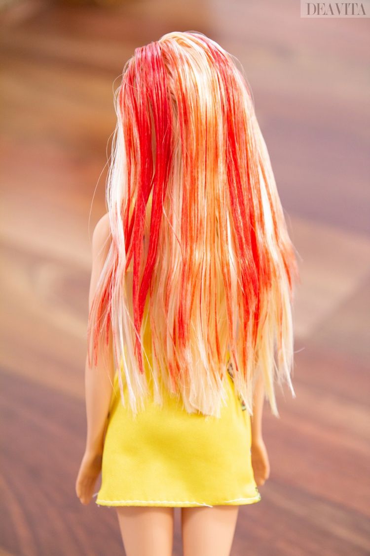 Barbie Haarreif selber machen Bastelideen