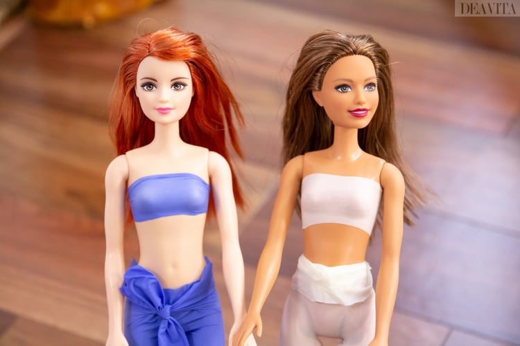 Barbie Kleidung selber machen und Haare färben - 11 DIY ...