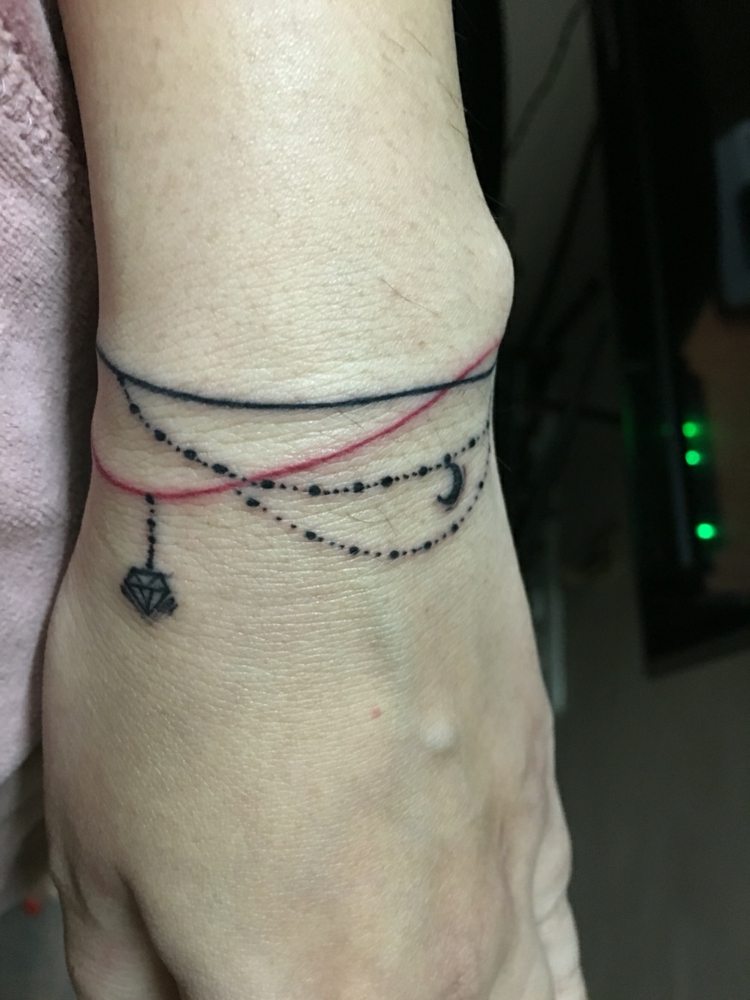 Frau armband handgelenk tattoo Tattoo Armband