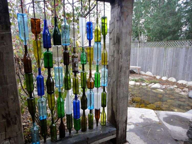 bewehrungsstahl kaufen moniereisen torstahl gartenzaun gartenkunst installation glasflaschen sichtschutz
