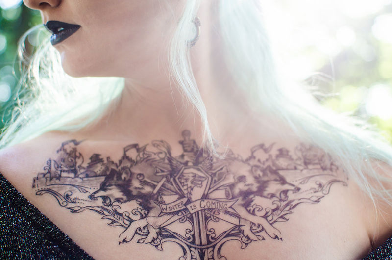 game of thrones tattoo designs coole ideen tätowierung kultserie ours is the fury