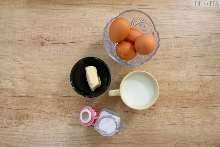 Low Carb Frühstück omelett zutaten überblick