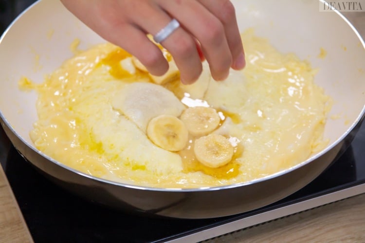 low carb rezepte banane honig kakaopulver omelett