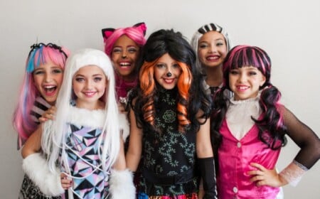 monster high kostüm kind ideen perücke party verkleidung halloween karneval