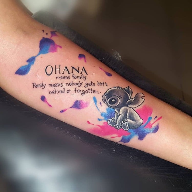 ohana tattoo motto leben familie