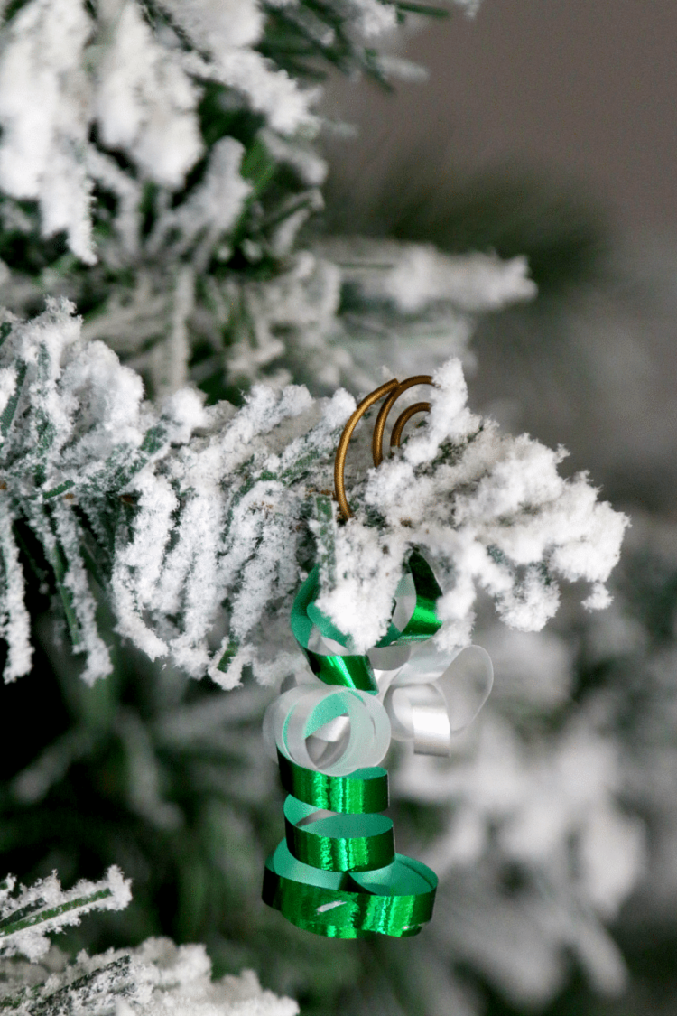 runde Büroklammer Spiralen Messing Dekorationen Weihnachtsbaum