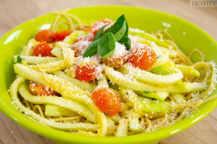 spaghetti tomaten zucchini kochen rezept
