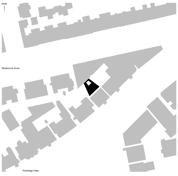 Architektur Lage des Stadthauses Plan