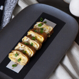 Tamagoyaki japanisches omelett gerollt rezept zutaten einfach