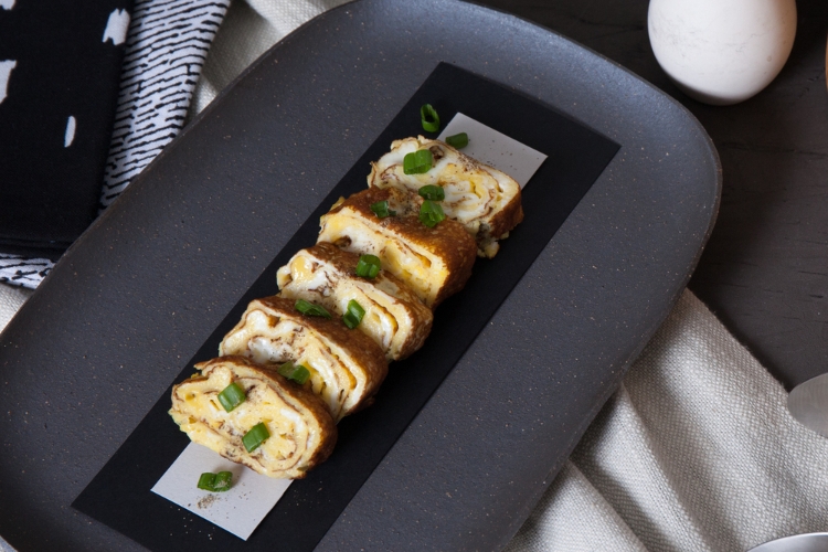 Tamagoyaki japanisches omelett gerollt rezept zutaten einfach