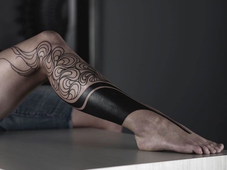 Bein tattoo mann motive Tattoo Vorlagen