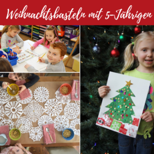 Weihnachtsdeko aus Papprollen