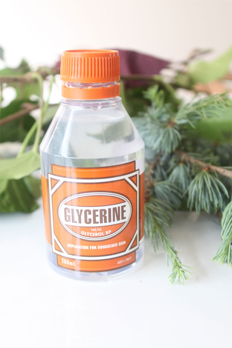 halten sie tannenzweige mit glyzerin frisch