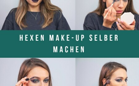 hexen make up selber machen anleitung einfach schnell fasching