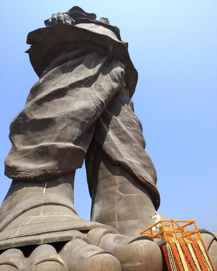 höchste statue der welt projekt besucherzentrum premierminister narendra modi zeremonie enthüllung entweihung