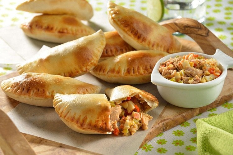 rezepte für tapas einfach warm gefüllt teigtaschen empanadas thunfisch.