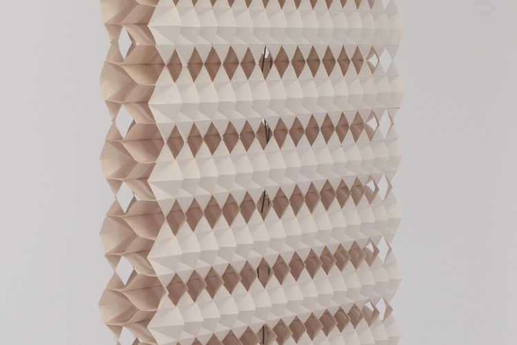 verdunkelndes faltrollo design idee falten origami