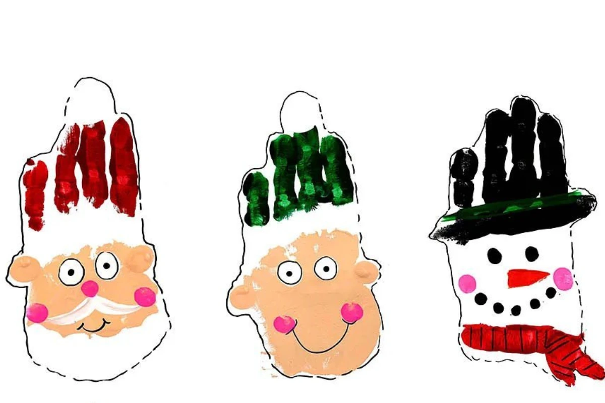 weihnachtliche basteleien für 3jährige kinder