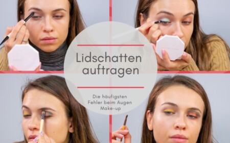 Lidschatten auftragen