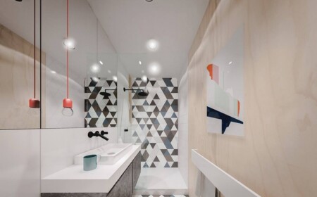 badezimmer 4 qm ideen elegantes designprojekt layout farben kombinieren minimalistisch stil hängeleuchte