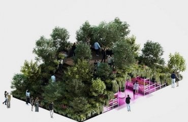 urbane landwirtschaft futuristischer garten stadt innovatives designprojekt konzept anbau pflanzen lebensmittel urban farming