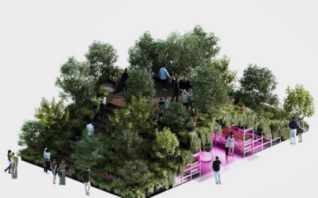 urbane landwirtschaft futuristischer garten stadt innovatives designprojekt konzept anbau pflanzen lebensmittel urban farming