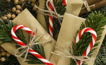 zuckerstangen deko geschenke originelle ideen geschenkverpackung