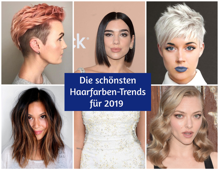 Haarfarben Trends 2019 Fur Damen Braun Koralle Mushroom Blond Co