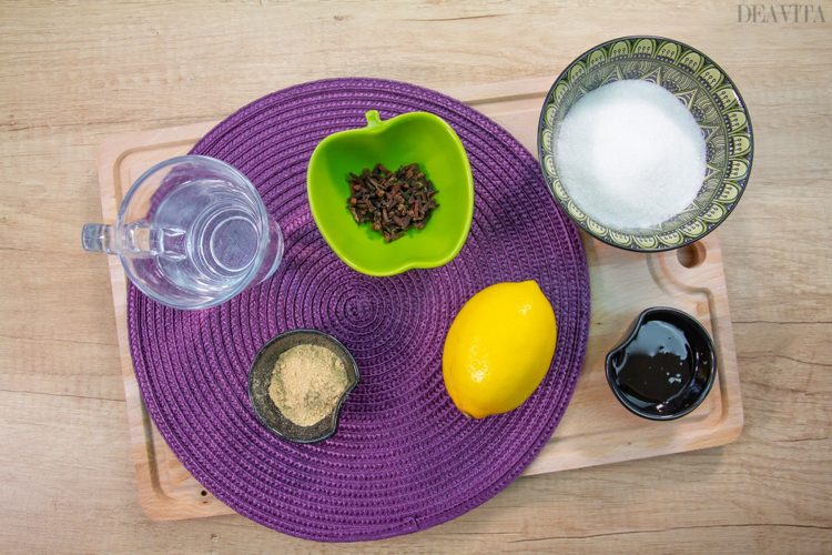 Hausmittel gegen Halsweh natürlich heilen Rezept Nelken Zitrone selber machen