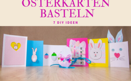 Osterkarten basteln 7 DIYIdeen Anleitungen Motivpapier