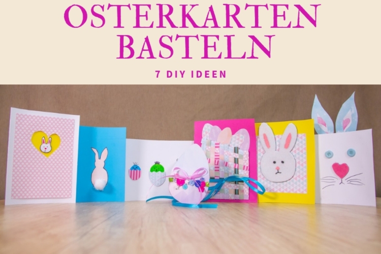 Osterkarten basteln 7 DIYIdeen Anleitungen Motivpapier