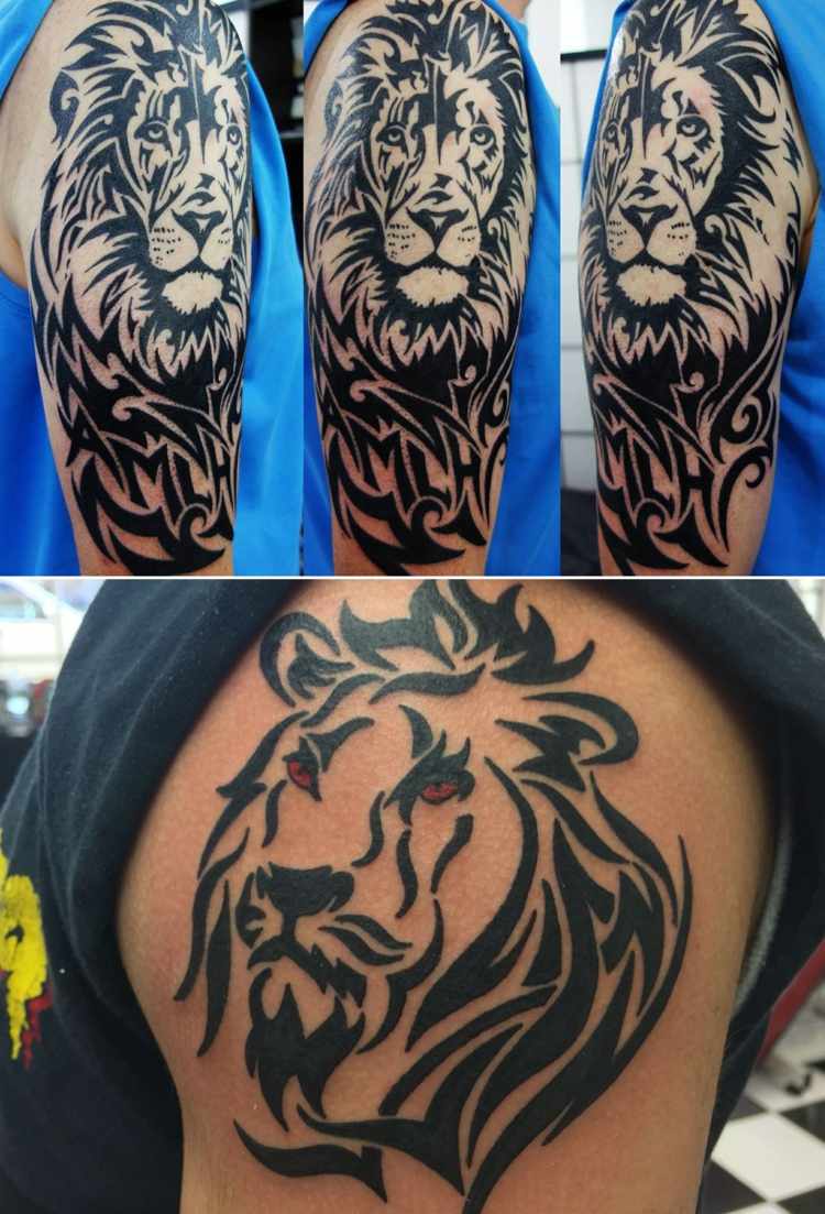 Löwe unterarm tattoo frau Tattoo Sternzeichen