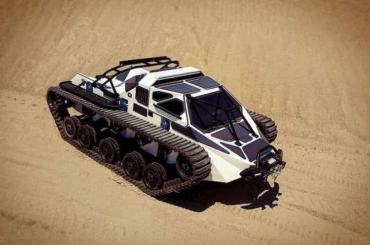 high tech panzer ripsaw EV2 tank luxus technologie