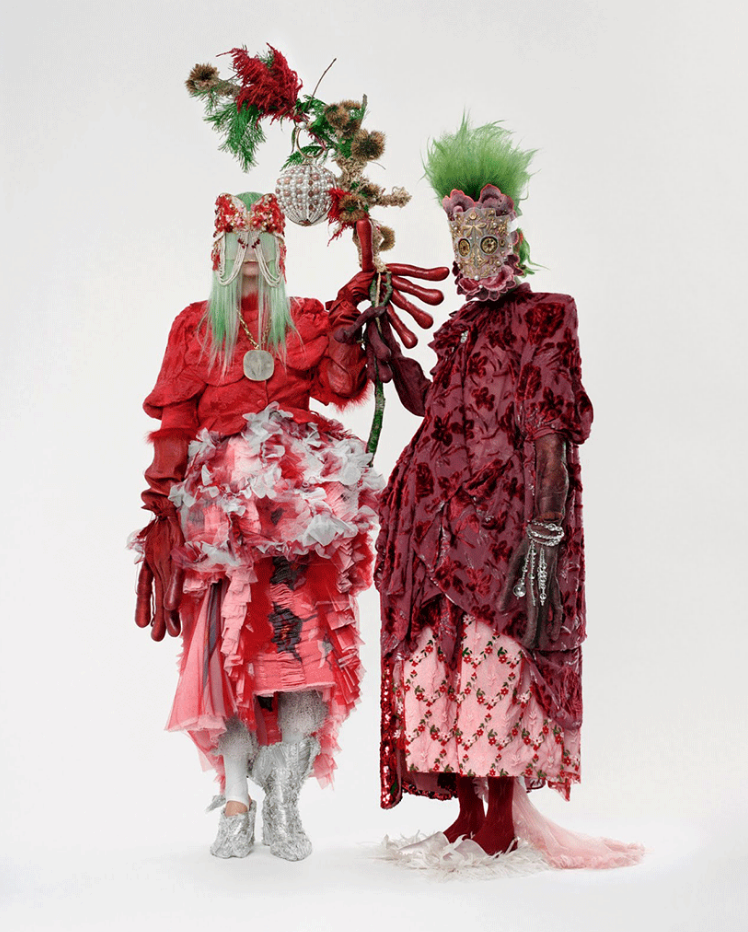 Die kunstvollen Masken Damselfrau Karneval Weihnachten